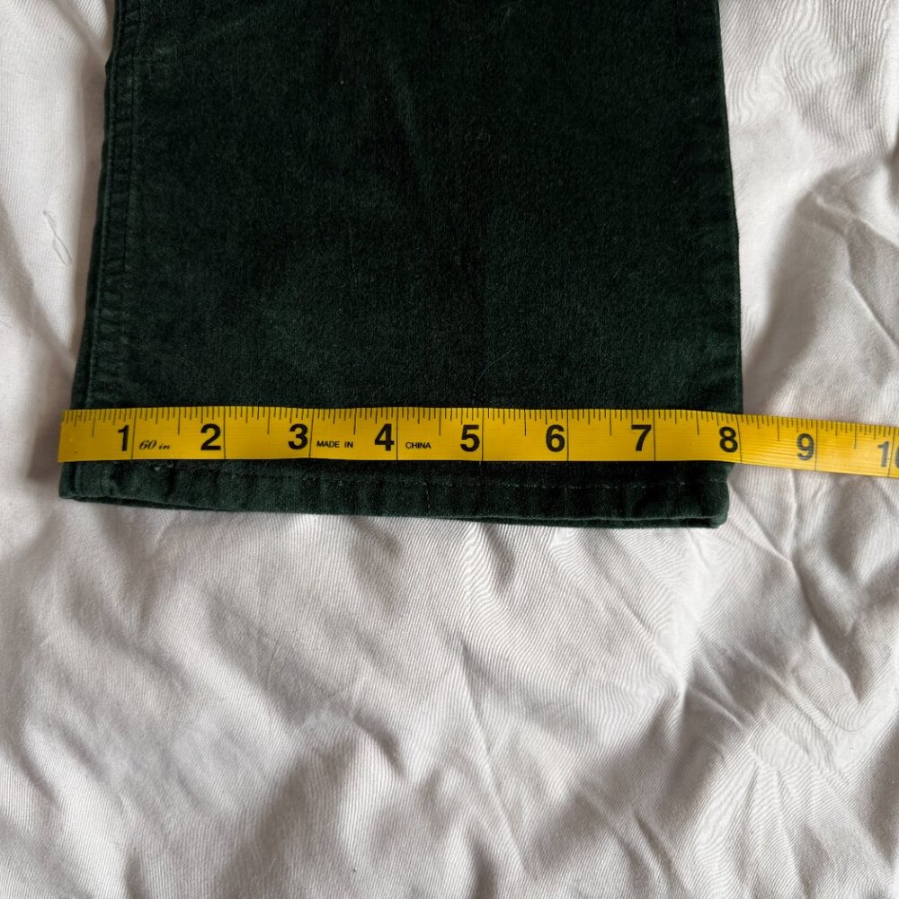 J Crew Billie Demi-boot Crop Jean Green Velvet 29 - Picture 9 of 9
